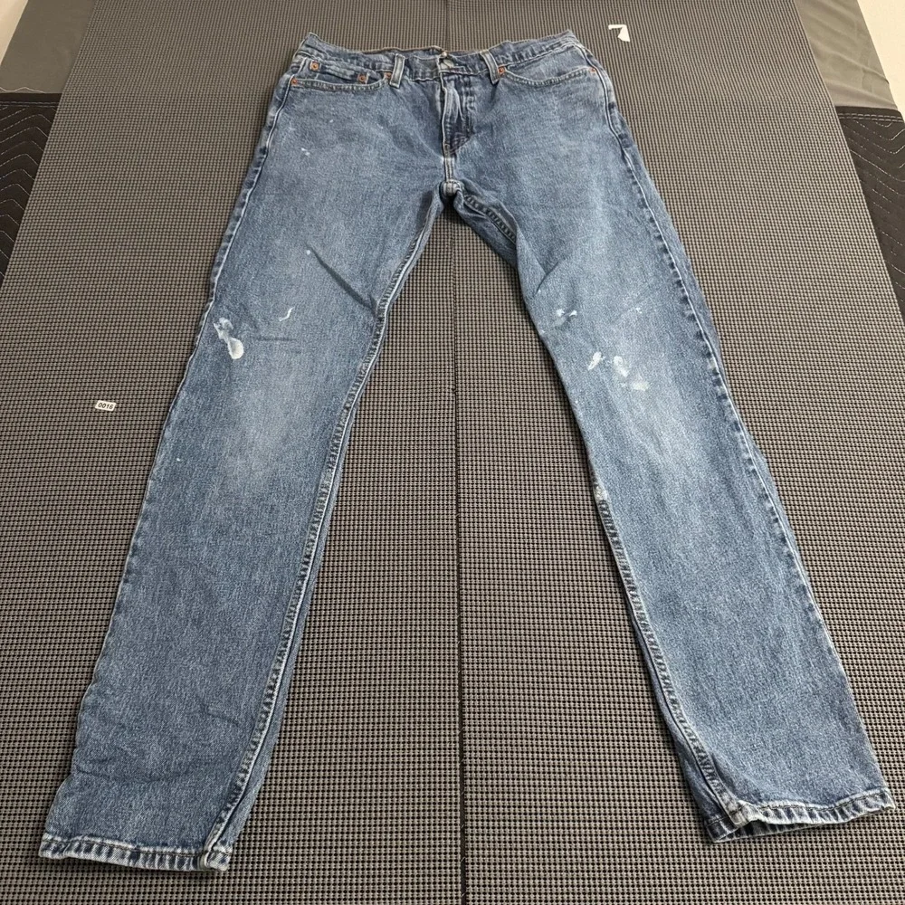 Levis 502 Jeans Mens 30x32 Blue Denim Taper Fit Straight Western Cowboy Rodeo